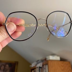 Non prescription Furla Gold Glasses w/case